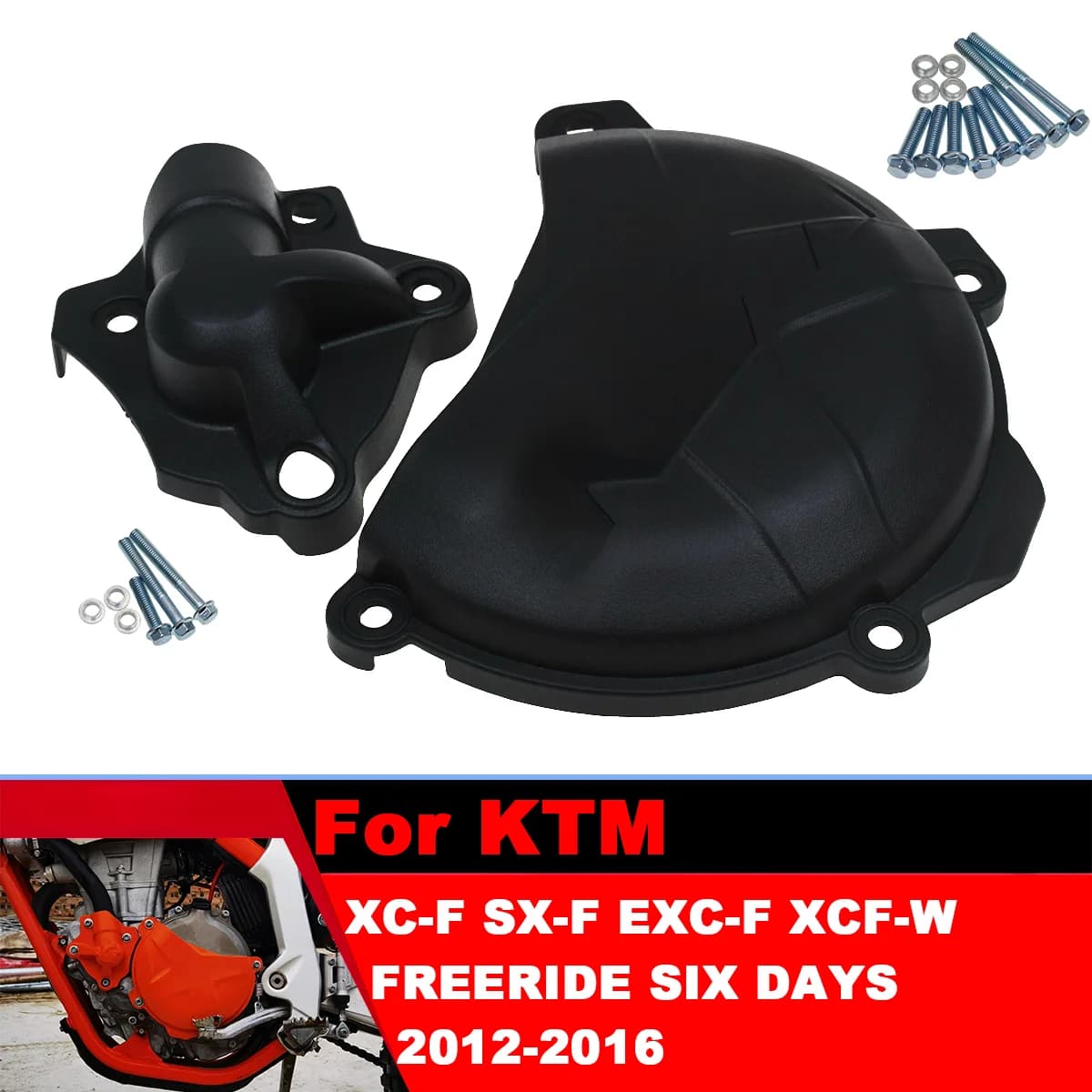 Pompa acqua Frizione Protezione Della Copertura Della Protezione Per KTM 250 350 SX-F EXC-F XC-F XCF-W SEI GIORNI FREERIDE 2012-2016 Enduro Dirt Pit Bike