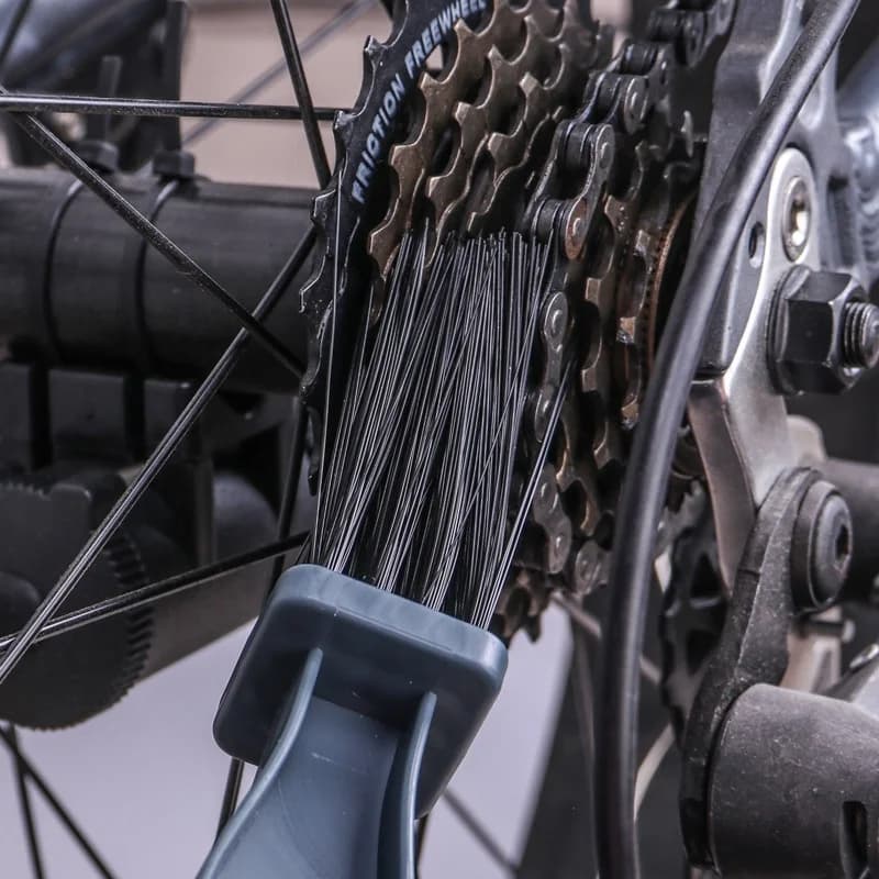 Rondella per catena per bicicletta Pulitore per bici Accessori per ciclismo Spazzola per catena per biciclette Spazzola per pulizia per rondella per catena per bicicletta Spazzola per catena per bicicletta