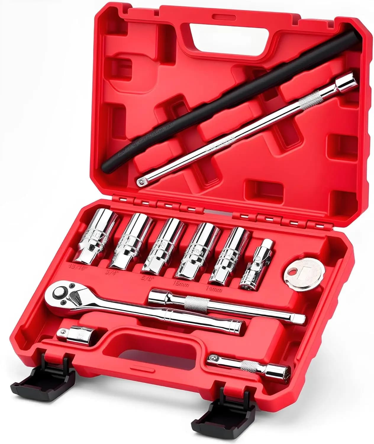 Set of 13 3/8" Candle Compass Keys with Installation Tube, Crychet Key, Prolonged Bars, Sleek Space Tool, U-Sit, Adapter