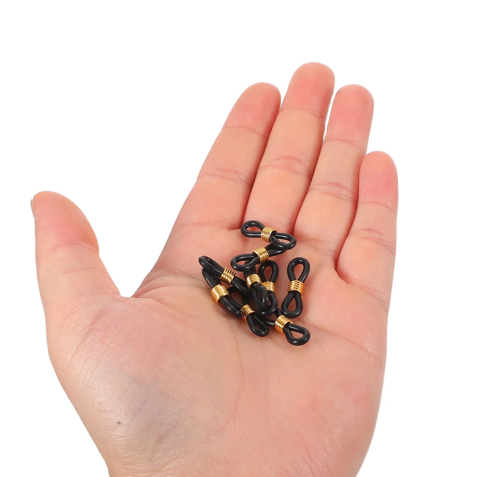 100 Pcs Chick Leg Bands Adjustable Chicken Rings Bird Foot Straightener Black Correction Tool