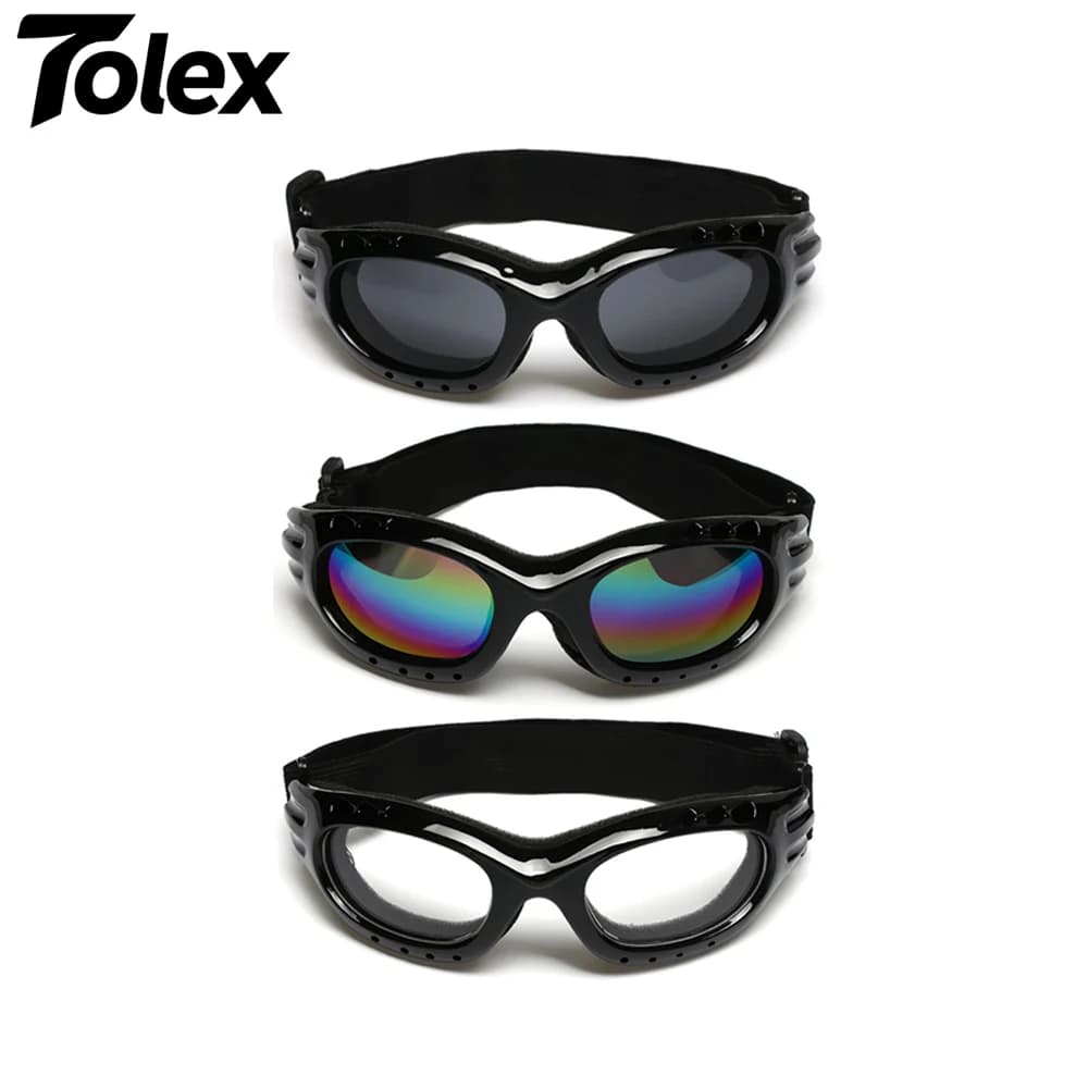 Occhiali da Sci Invernali Tolex, Occhiali Unisex Antivento per Sport all'Aperto, Protezione UV400