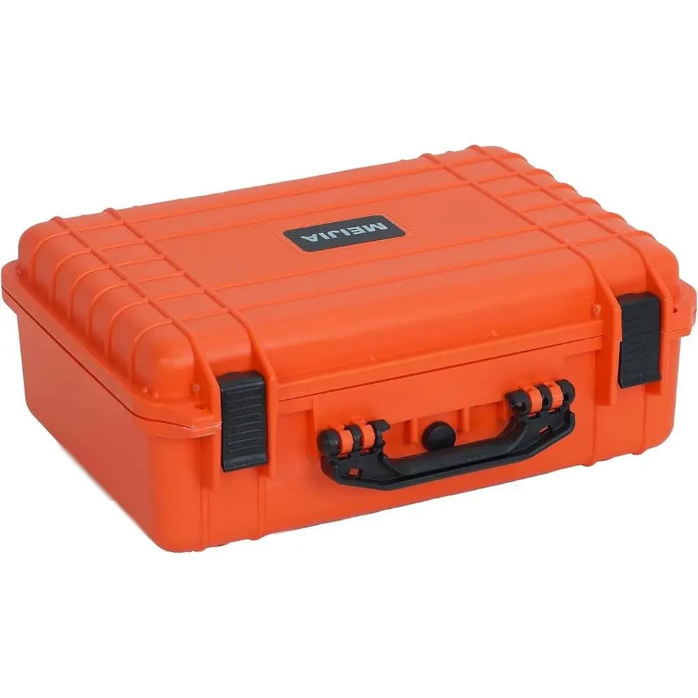 Valigetta Rigida Impermeabile IP67 per Tutte le Condizioni Atmosferiche, per Fotocamere, Droni, Pistole, Obiettivi e Attrezzature - 18,5 x 14,06 x 6,93 Pollici