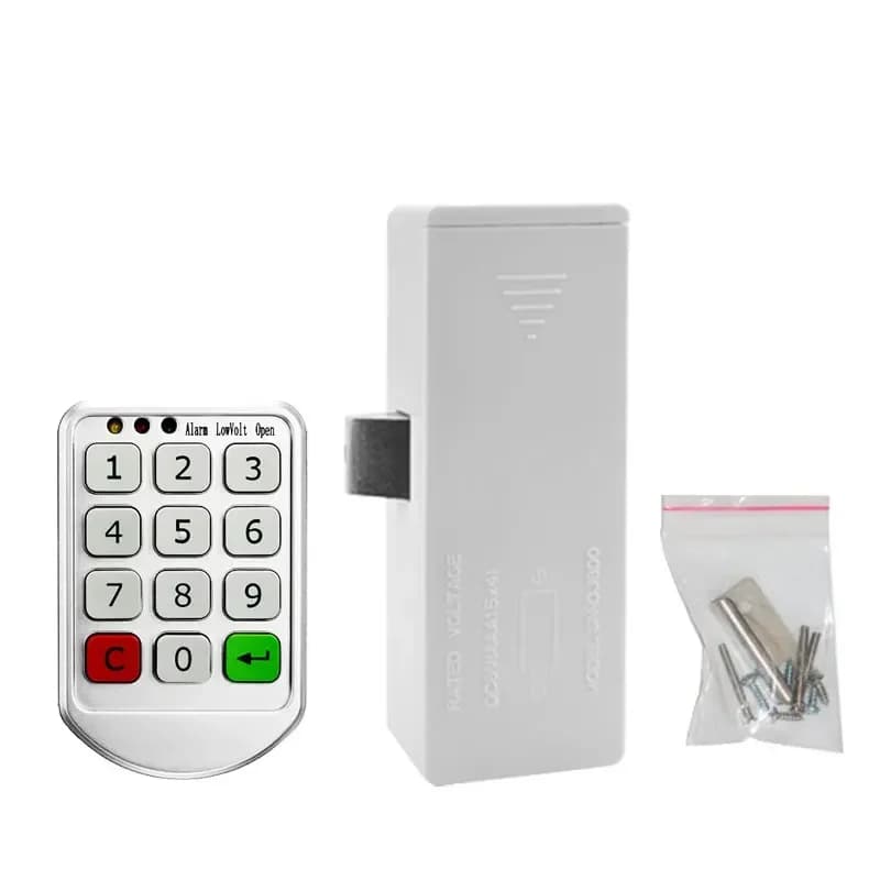 Serratura Digitale Intelligente per Cassetti e Armadi, Chiusura Elettronica di Sicurezza per Guardaroba