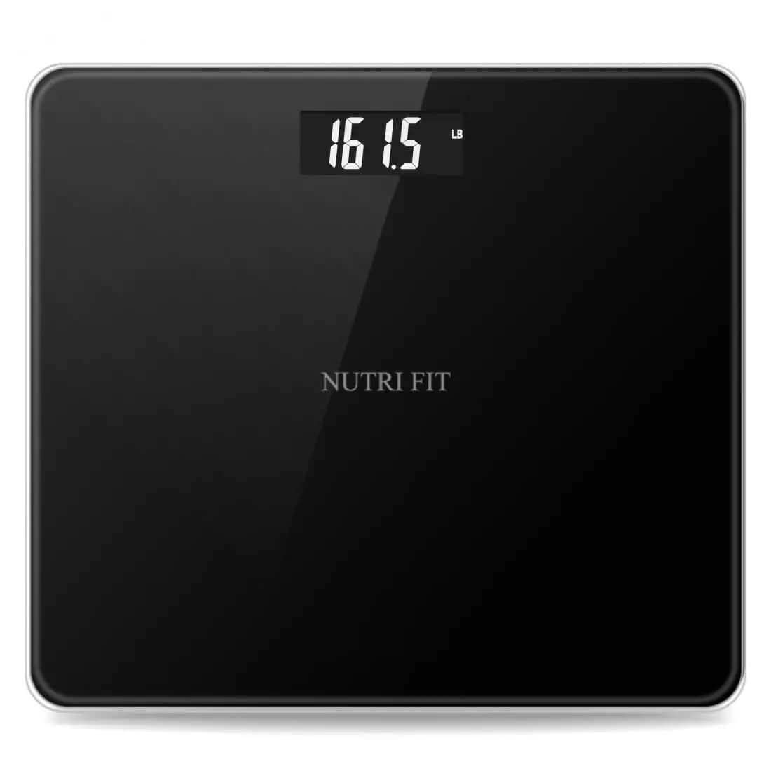 Bilancia digitale da bagno per il peso corporeo, precisa con ampio display LCD, sicura per anziani, 330 libbre