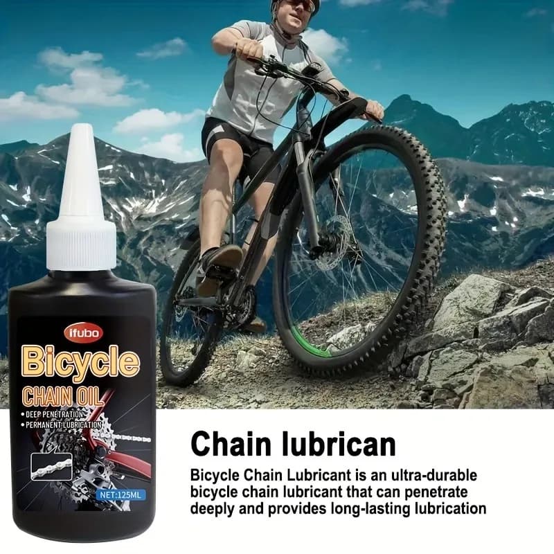 Lubrificante per catena per bicicletta: lubrificante protettivo per tutte le stagioni per bici da montagna/strada – Adatto per maglie catena forcella e nuclei di bloccaggio porta