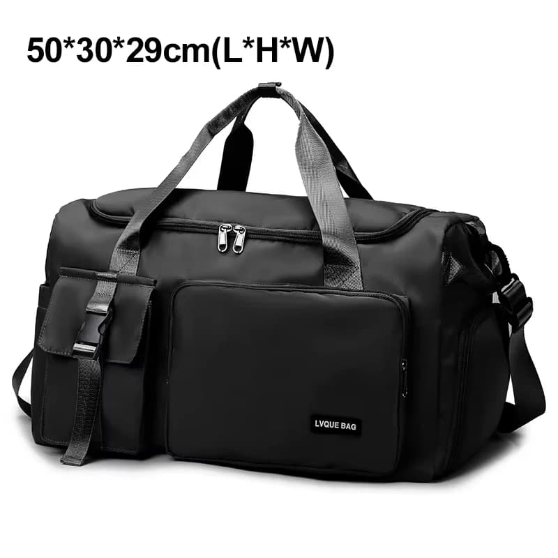 Borsa da Viaggio per Campeggio e Sport all'Aperto, Grande Borsone Impermeabile con Tracolla per Uomo e Donna, Zaino per Palestra, Fitness ed Escursionismo