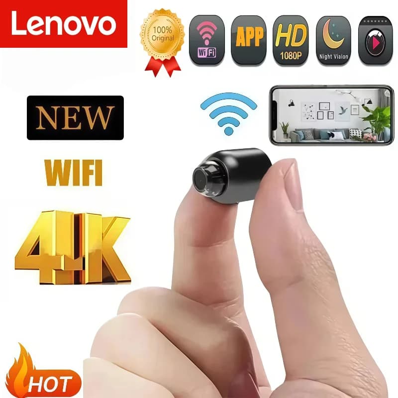 Lenovo HD 1080P X5 Mini telecamera Telecamera IP Registratore Wireless Baby Monitor Sicurezza interna Sorveglianza di sicurezza Visione notturna