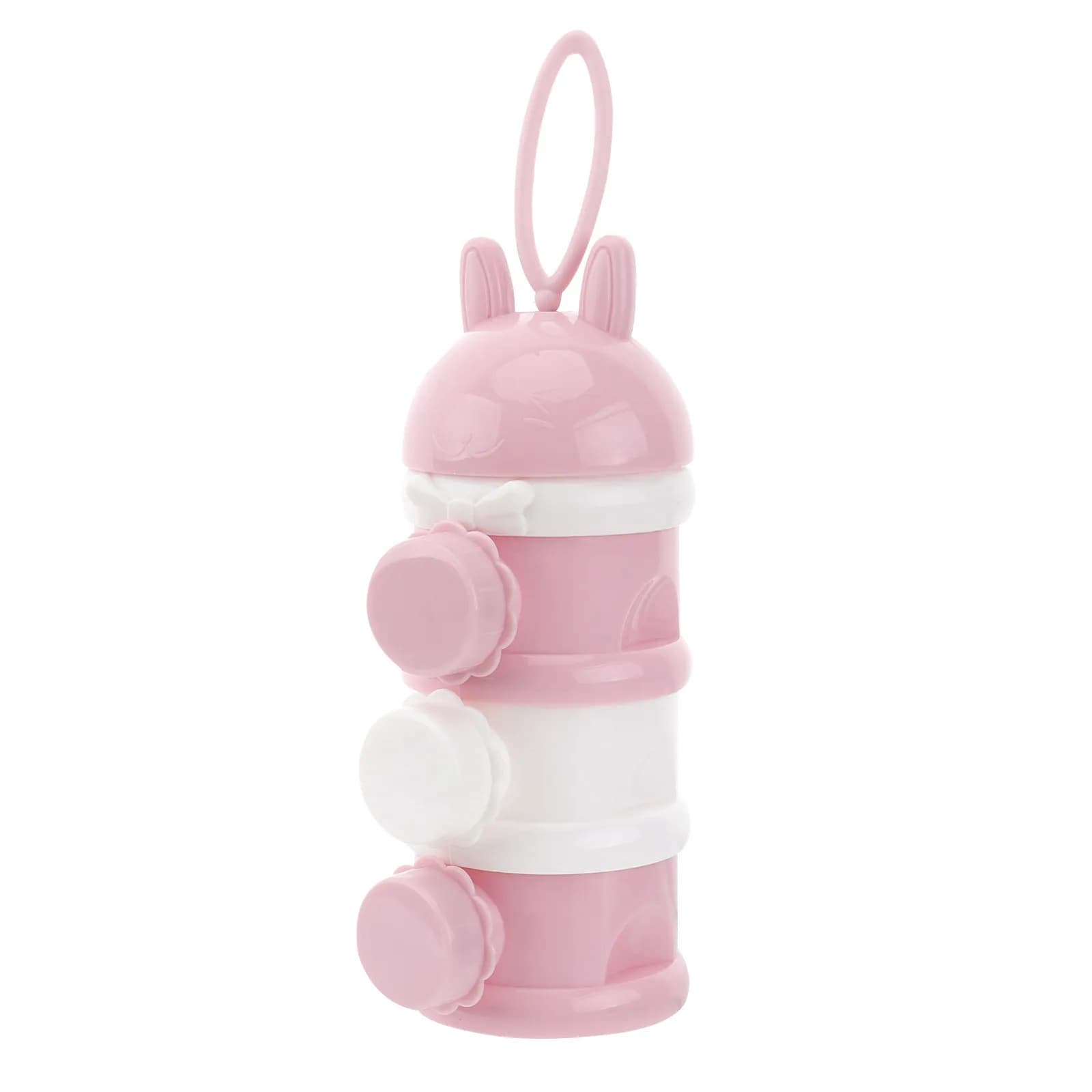 3 Layer Baby Formula Box Food Grade PP Material Portable Lightweight Milk Powder Container with Funnel Outlet No Leakage Large