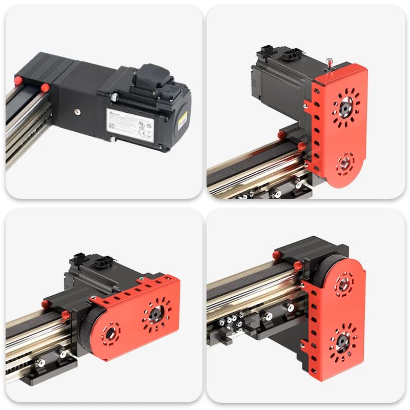 Servomotore QRXQ RXP45X 400W ad Alta Velocità e Bassa Rumorosità, a Trasmissione a Cinghia, Movimento Lineare Personalizzabile 100-6000mm
