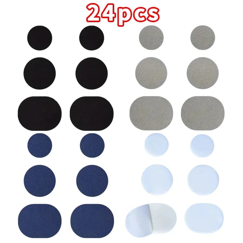 24 Self-Adhesive Shoe Repair Patches | Durable Hole Fix for Sneakers & Sports Shoe