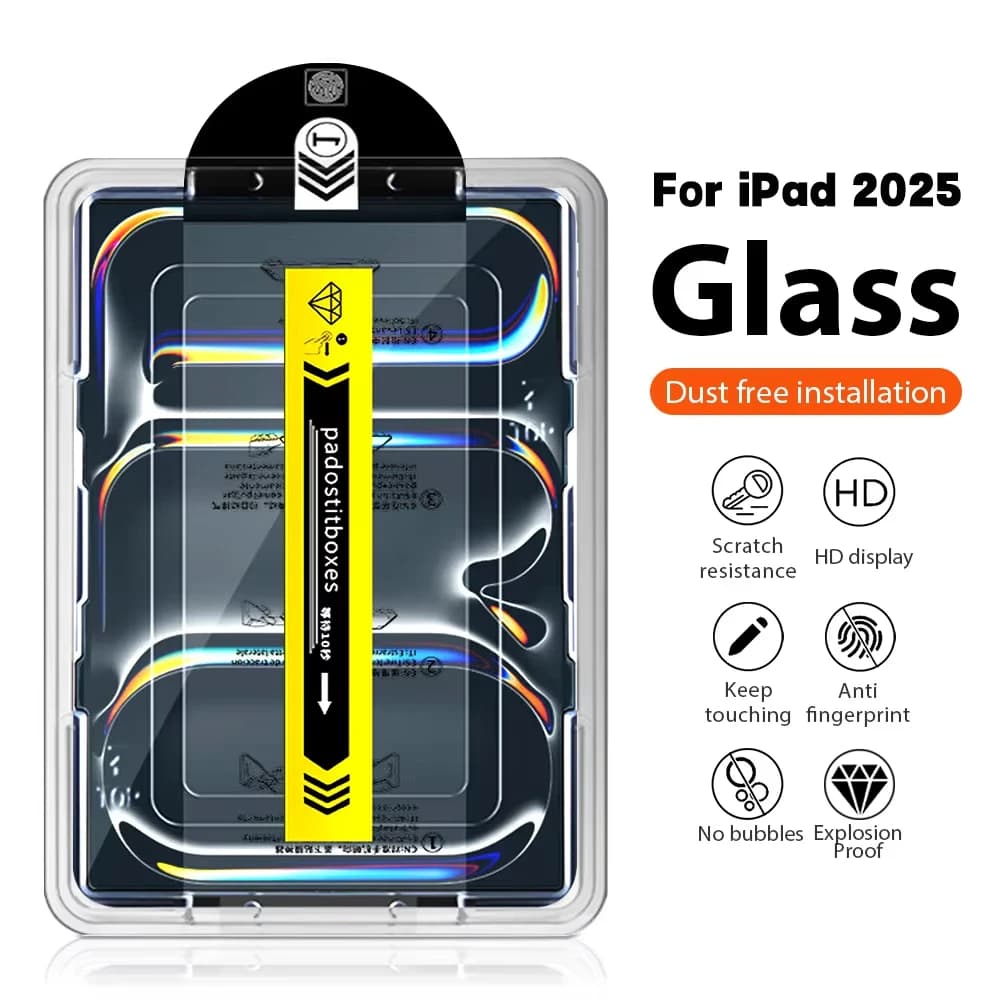 Proteggi schermo in vetro temperato per iPad 10a generazione A16 2025 M3 Pro 13 11 M4 12.9 Air 5 4 3 2 Mini 6 7th 9th 8th 10.2 10.5