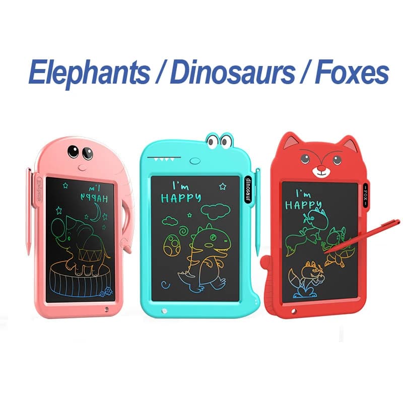 Simpatico cartone animato Tavolette LCD da 8,8 pollici Tavolette da disegno con schermo colorato Doodle Board Giocattolo e strumento di apprendimento per regalo per bambini L41