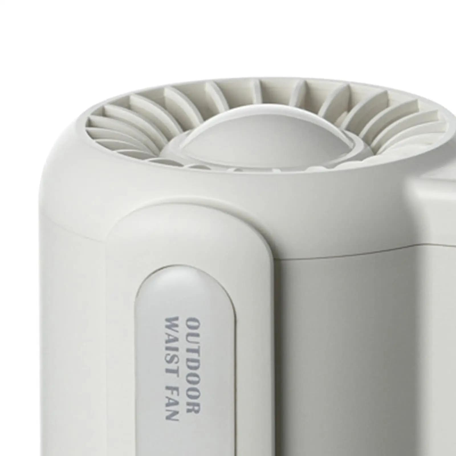 Ventilatore da Cintura Potente per Giardinaggio e Arrampicata, Ventilatore Personale Unisex Elettrico per Casa e Esterni, Ventilatore Portatile con Clip da Cintura