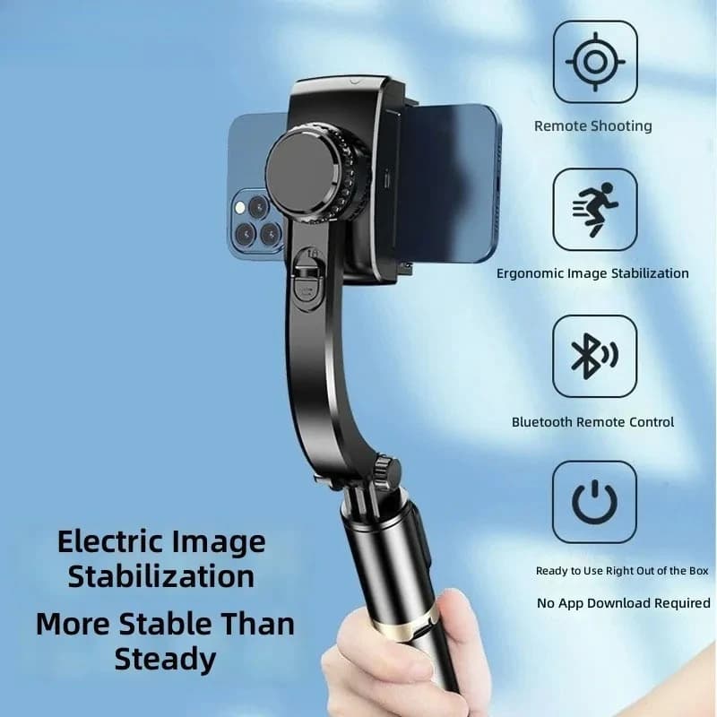 Nuovo stabilizzatore gimbal 2026, selfie stick pieghevole, treppiede wireless NCC per trasmissioni in diretta, supporto telescopico anti-vibrazione