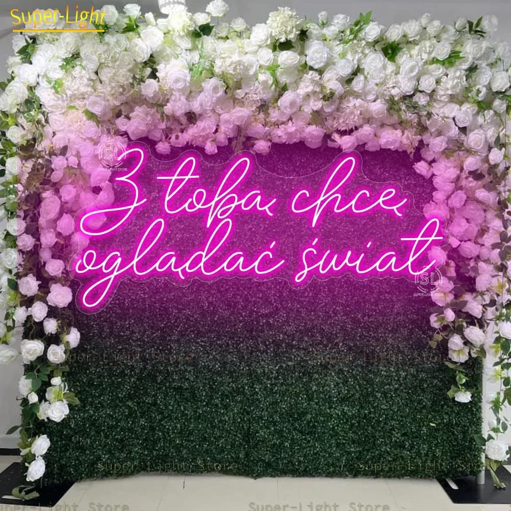 Grande insegna al neon a LED, larghezza 90 cm, il meglio è ma ancora per arrivare, insegna al neon per decorazioni per matrimoni, luce al neon personalizzata per regali per feste di compleanno