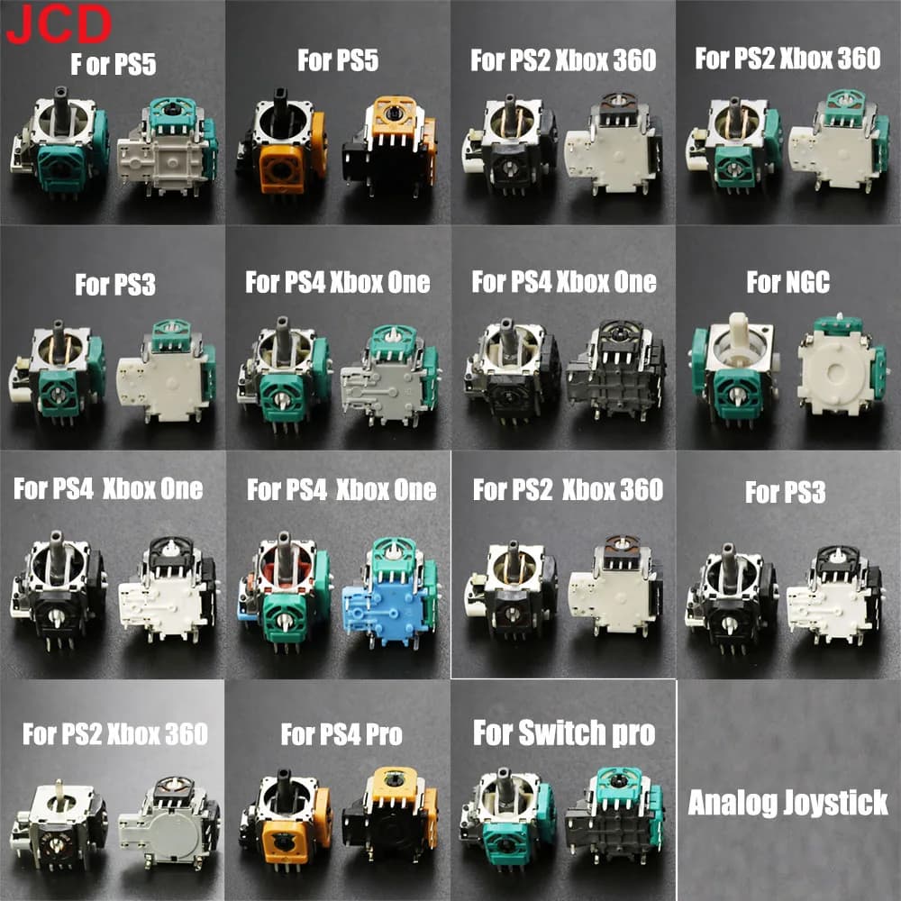 JCD 1 pz 3D Manopole analogiche stick Joystick Stick Modulo Rocker Per Xbox ONE Controller Xbox360 Per PS2 PS3 PS4 PRO NGC