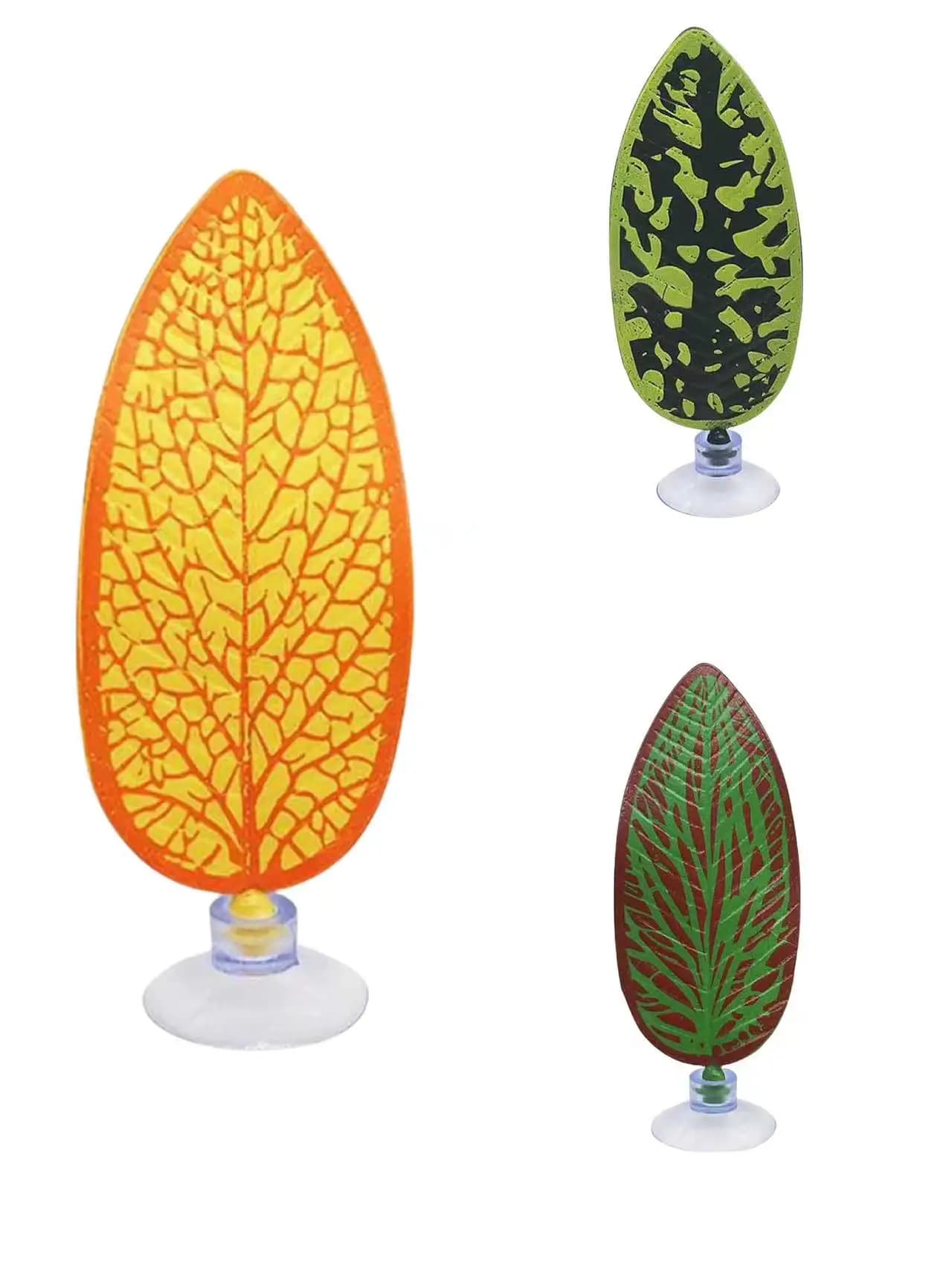 1Pc Acquario Artificiale Piante A Foglia Decorazione Betta Pesce Resto Spawning Pianta Ornamentale Betta Pesce Gioca Rilassarsi Nascondere Foglia Amaca