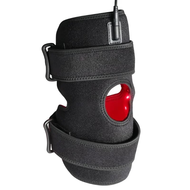 Vendita calda Wrap Cuscinetto a infrarossi Cintura per terapia con luce rossa a led Sollievo dal dolore Ginocchiera elastica Ginocchiere di supporto
