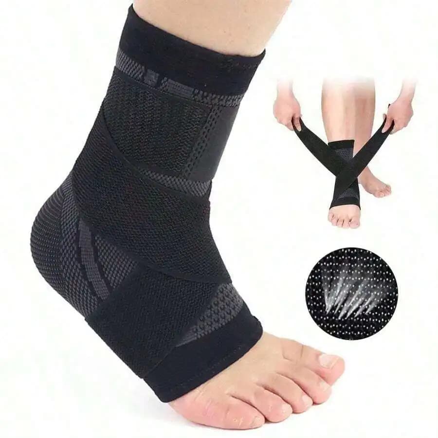 Compression Ankle Brace For Running Basketball Football Daily Use Support For Men And Women