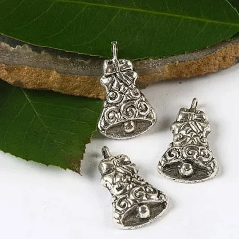 10pcs 23*15mm Tibetan Silver Bell Charms H2389 Charms for Jewelry Making