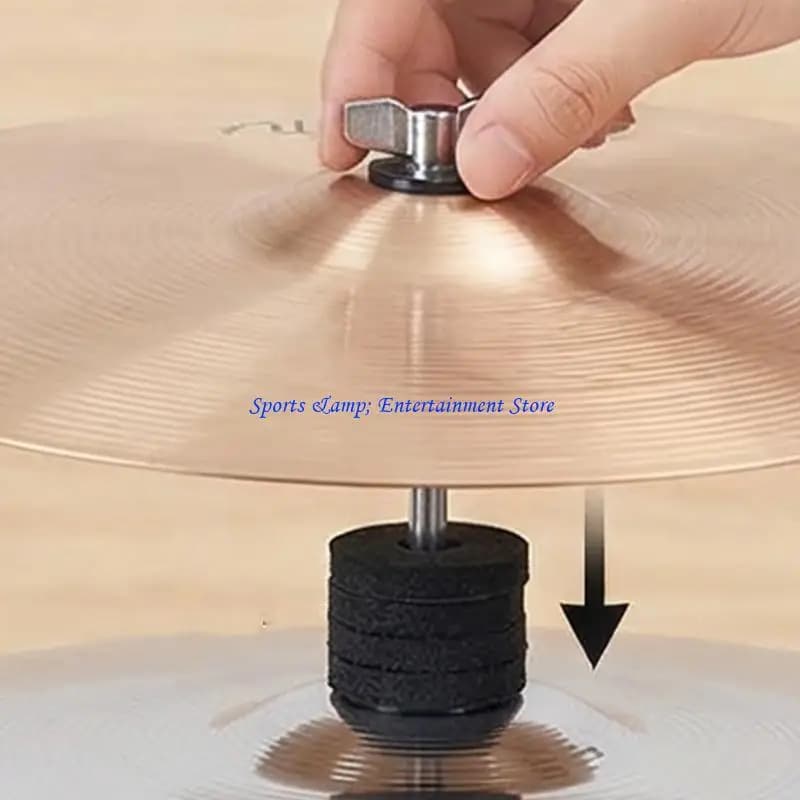 Set coperture inferiori in feltro per tamburo G7NF realizzato in plastica resistente per controllo ottimale del suono