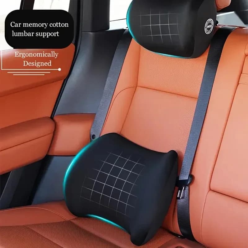 Poggiatesta per Auto, Supporto Lombare, Cuscino per il Collo, Cuscino per Auto, Sedile del Conducente, Supporto Lombare, Parti di Supporto Lombare