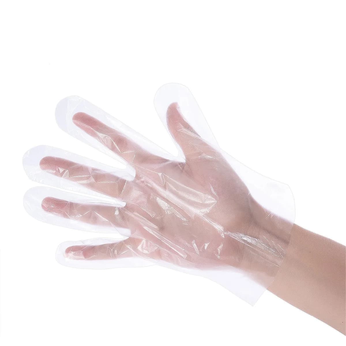 300 Pezzi Guanti Monouso in Plastica Grandi Resistenti all'Olio Senza Lattice Ambidestri per Cucina Ristorante Uso Industriale
