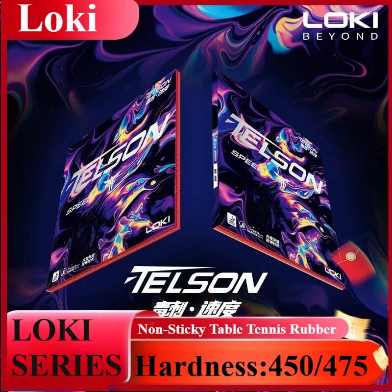 LOKI TELSON Ping Pong Rubber Sheet Stinger Speed Ping Pong Rack Single Astringency Rubber Fast Breaking Connection Control Arch