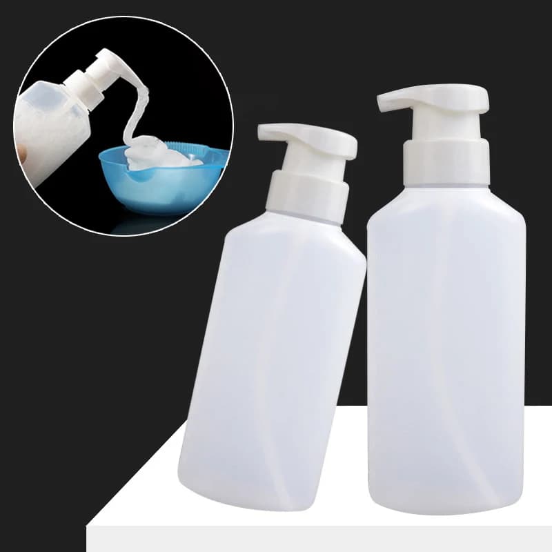 Flacone Vuoto da 180ml con Pompa per Sapone Liquido, Dispenser per Schiuma, Shampoo, Lozione, Flacone Spremibile per Creare Schiuma