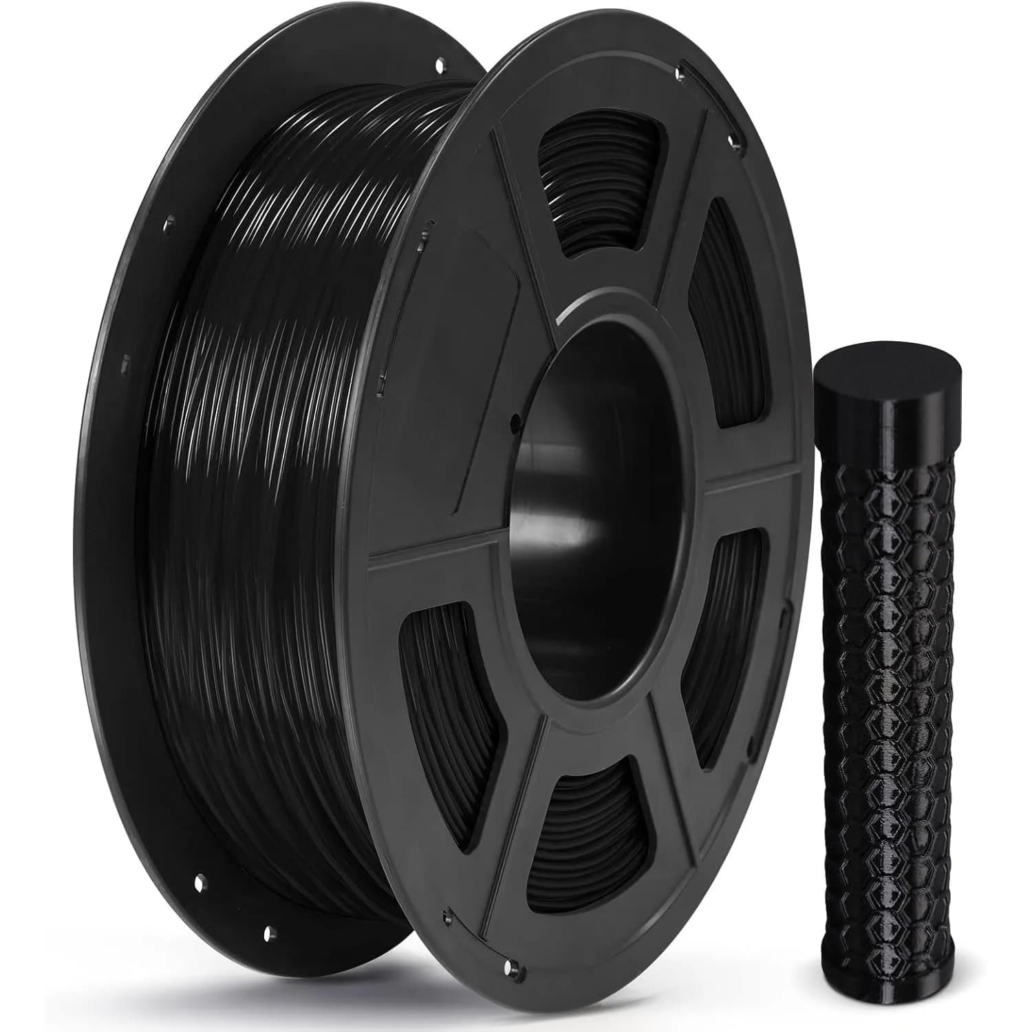 3D Printer Soft Filament with Flexible Filament TPU 95A, 3D Printing Filament TPU Black 250 g Filament TPU 1,75 mm