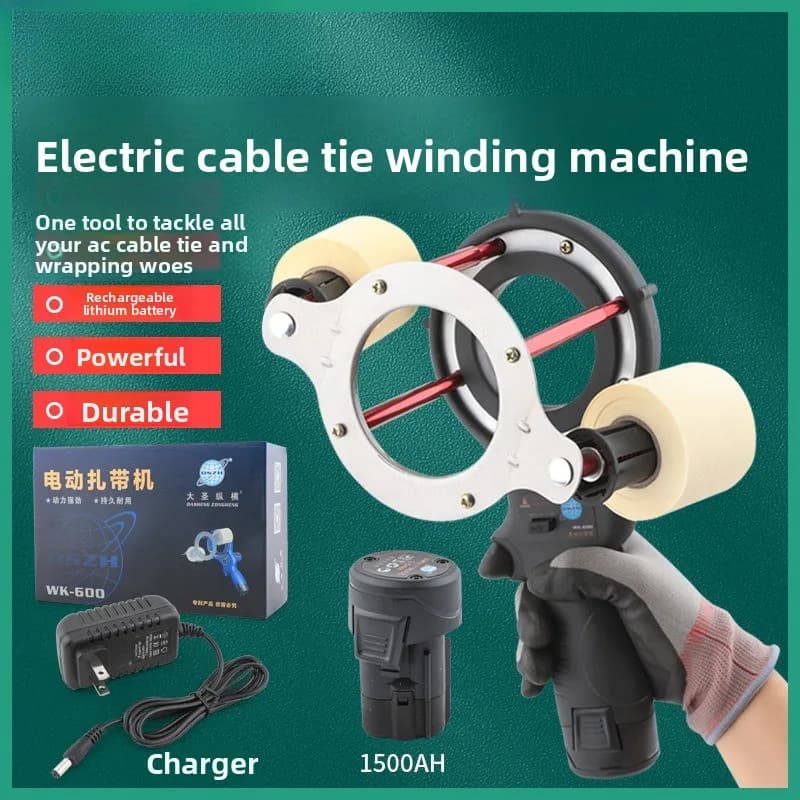 Macchina Legatrice Automatica per Cavi WK-600, Dispositivo di Avvolgimento Automatico per Isolamento Tubi in Rame di Condizionatori d'Aria