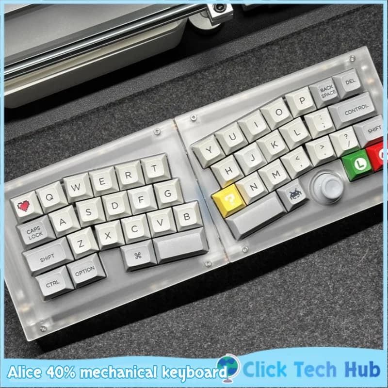 Il kit tastiera meccanica Alice 40% supporta tramite layout planck personalizzato Full Key Alice Libra Mini tastiera da gioco per ufficio personalizzata