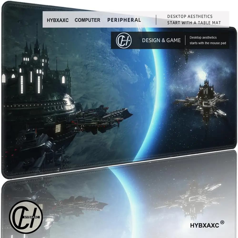 Tappetino per Mouse Stargate 900x400mm, Tappetino XXL alla Moda per Laptop e Computer, Mousepad da Gaming HD Grande XL, Tappetino da Scrivania per Tastiera, Accessorio Cool per Giocatori