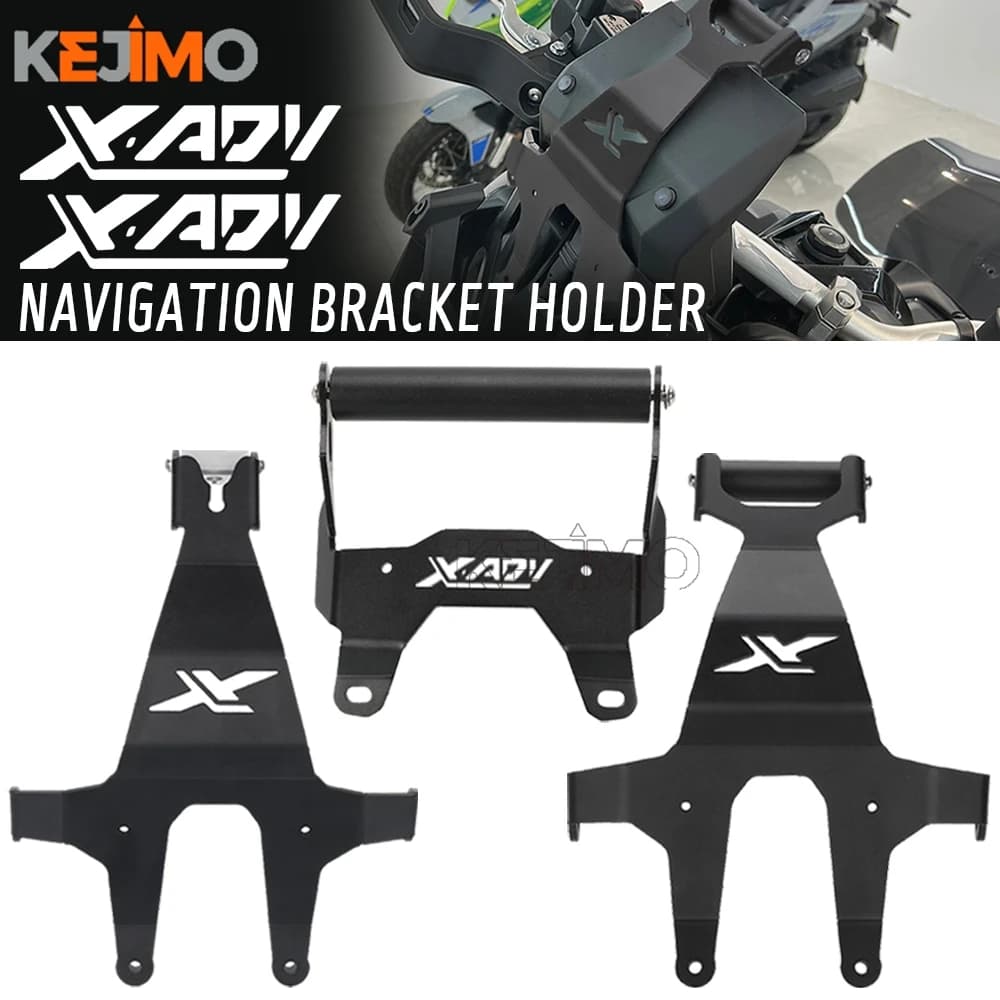 Supporto per Navigatore GPS per Moto HONDA X-ADV 750 XADV750 2017-2025, Staffa Porta Telefono Cellulare