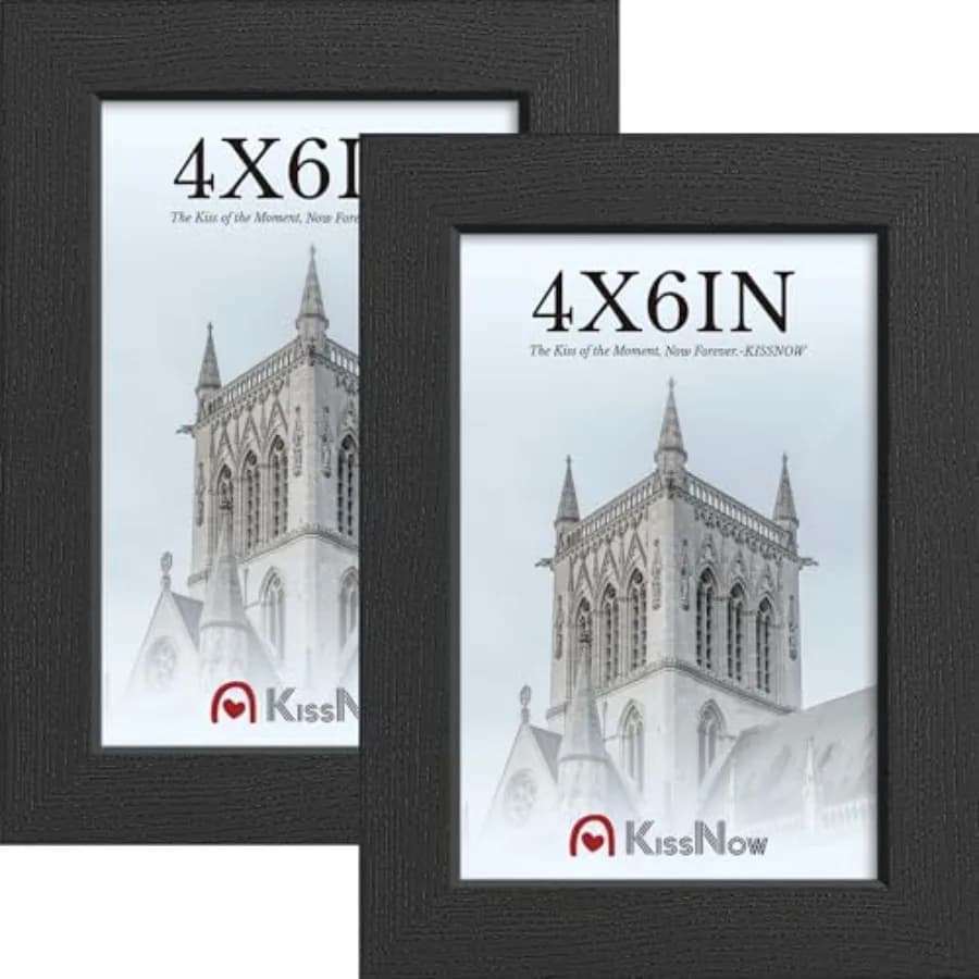 Picture Frame, Solid Wood Gallery Photo Frame, Wall Hanging or Tabletop Display