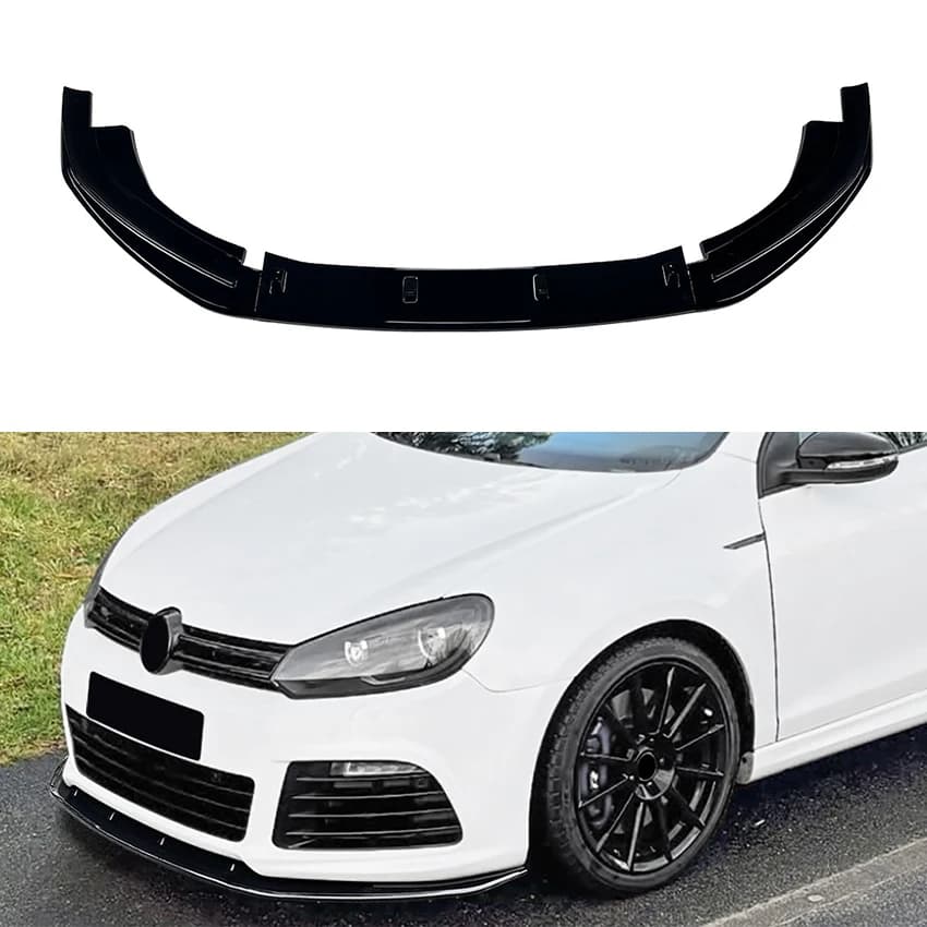 Spoiler Front for bumpers, Volkswagen Golf 6R Golf MK6 2008-2012, ABS Carrozzeria kit for Tuning