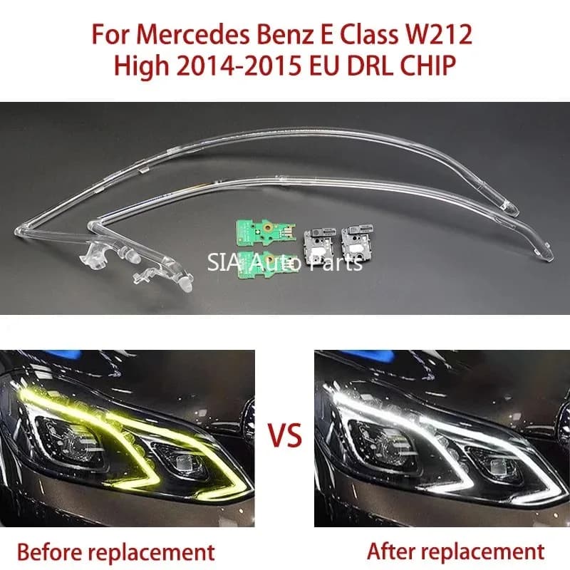 NUOVO Per Benz Classe E W212 14-2015 LED Edizione Europea Auto DRL Chip Bianco Zavorra Chip Kit di Riparazione Angel Eye Catetere Striscia