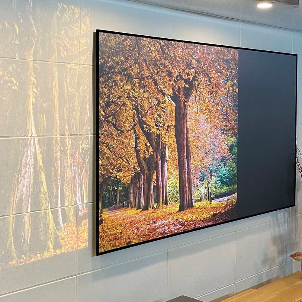 Projection Screen Light Rejecting Frame 120inch for Day Visualization Day Light Lighting Projector Screen