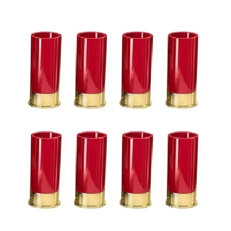 AEE2-8PCS 12 Gauge Shot Glasses Tequila Shot Glass Suitable For Bar Home Wine Lovers.