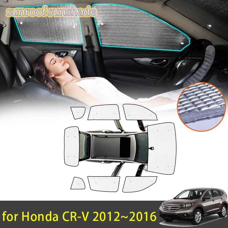 for Honda CR-V CR V 2012 2013 2014 2015 CRV 2016 Accessories Car Sun Shade Sunshade Windshield Side Window Privacy Shading Auto