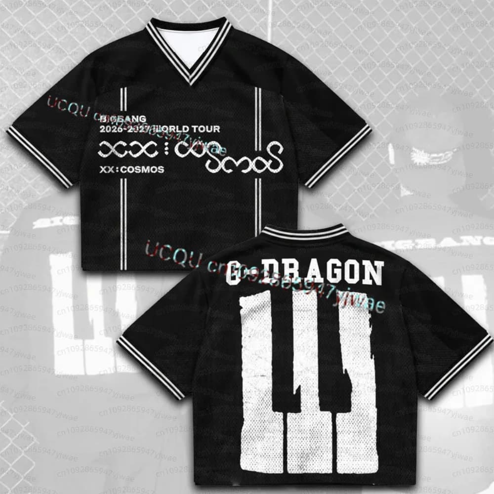 26 Men BIGBANG XX COSMOS WORLD TOUR 2026 Merch T-Shirt For Men Women Y2k Comfortable Outdoor V-Neck Tee Women T-Shirt