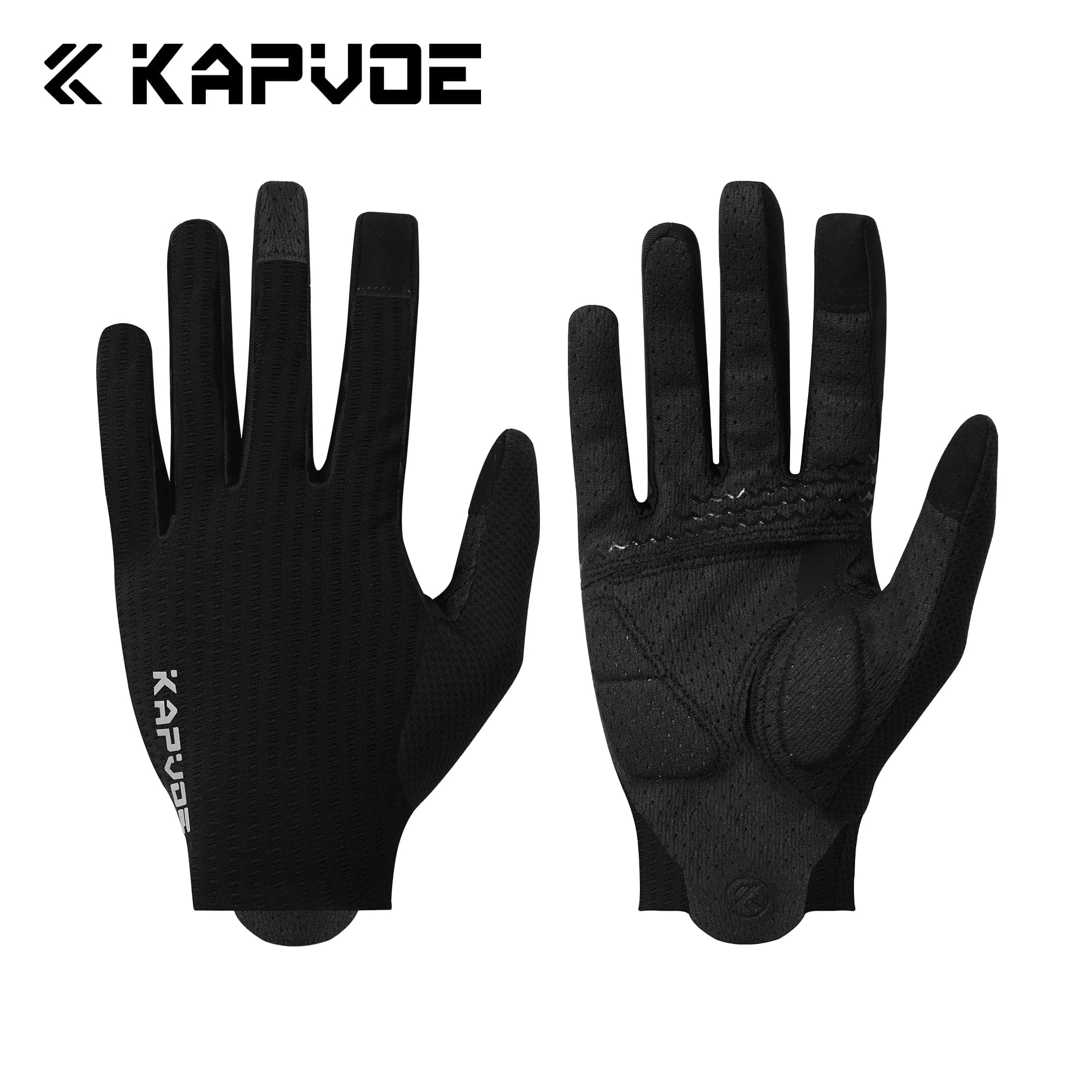 Kapvoe Nuovi guanti da ciclismo con dita intere Guanti sportivi touch screen Motocross Sci MTB Bike Guanti da bicicletta da moto traspiranti