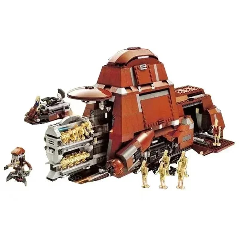 Hot Toys Star 1326 Pezzi Modello MTT Federazione Commerciale Blocchi da Costruzione Classici Compatibili con Legoing 7662 Giocattoli Natalizi