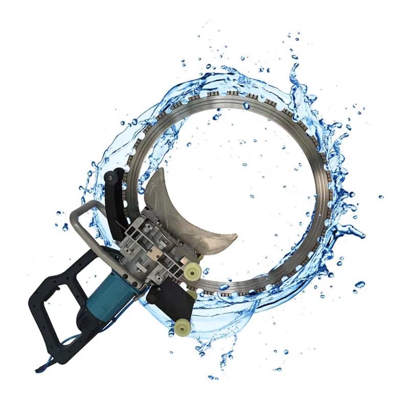 High Frequency Electric Machine for Cutting Concrete with Ring Blade, Used with Motor and Cutting Pump Walls