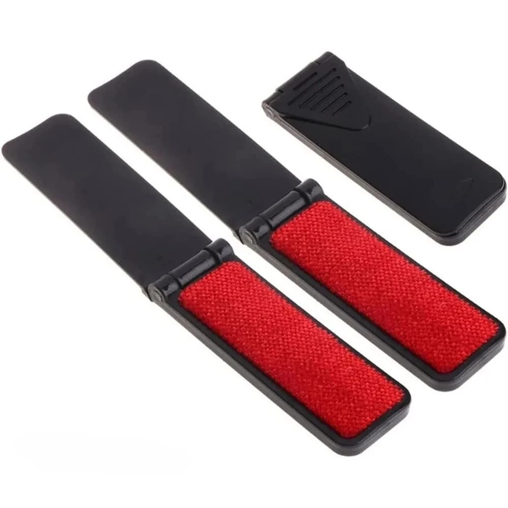 2 Spazzole Pieghevoli per Rimozione Pelucchi, Mini Spazzole Riutilizzabili per Vestiti, Peli di Animali, Divani, Tessuti, Strumento per Rimozione Polvere e Lanugine