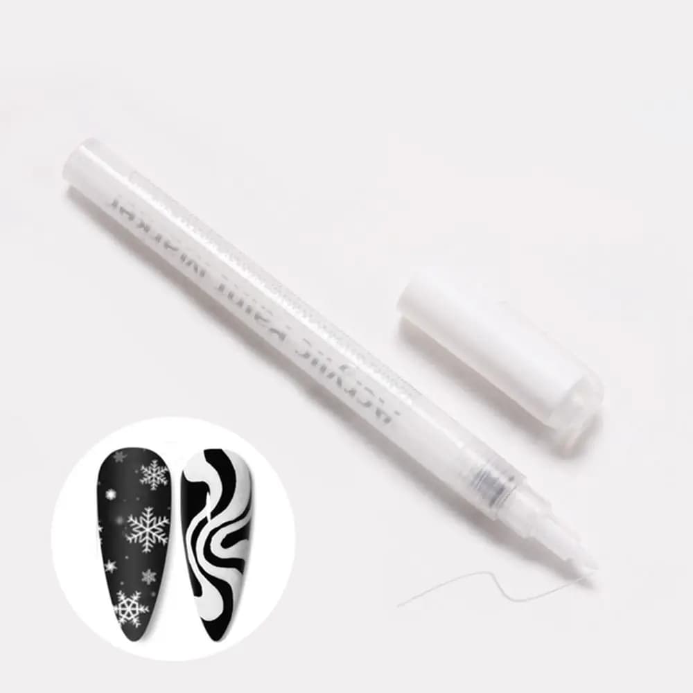 Nuovi pennarelli per nail art a 12 colori per unghie in gel Set di penne per nail art impermeabili fai-da-te Set di pennarelli per nail art Decorazione per unghie
