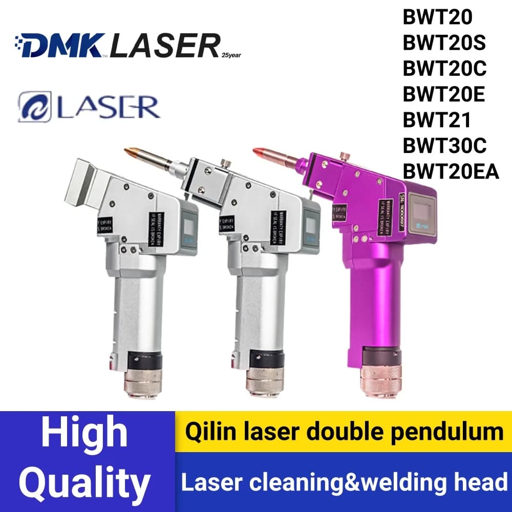 Pistola per saldatura portatile QILIN laser a doppio pendolo BWT20S BWT20E BWT21 BWT20EA testa di pulizia a doppia oscillazione sistema di controllo BWT30C