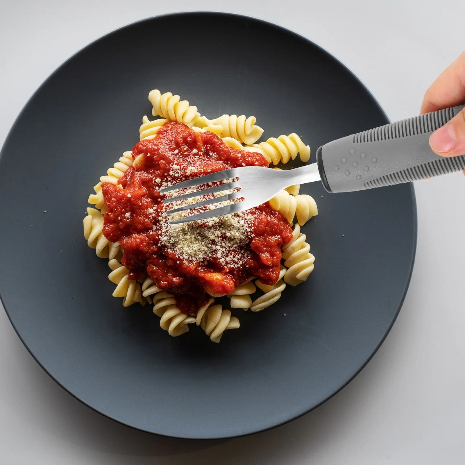 Cutlery for Elderly Adults Adaptive Utensils Weighted Plate Reusable Portable Disabled Tableware Serving