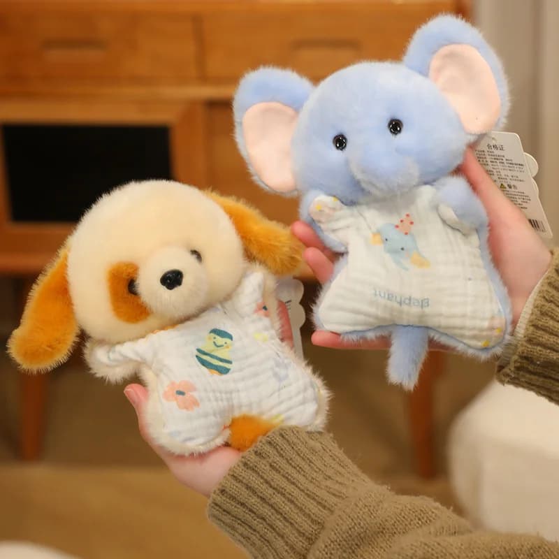 Hot Good Quality And Cute Bean Bag Plush Toy Cartoon Animal Doll Monkey Frog Cat Fox Panda Furry Forest Animals Birthday Gift