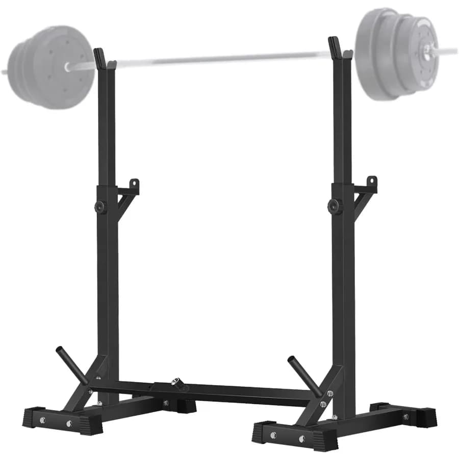 Supporto per squat regolabile Supporto per bilanciere multifunzione Sollevamento pesi Palestra Rastrelliere per manubri Panca per palestra di casa Pressa per manubri Ra